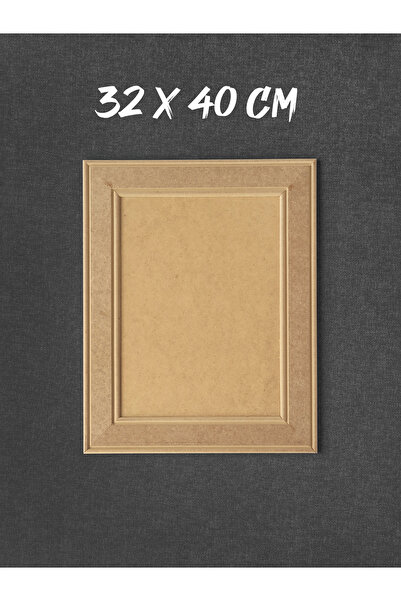 Ahşap Ham Mdf, Boyanabilir, Dekoratif A3 Pano, Tablo, 32x40 cm
