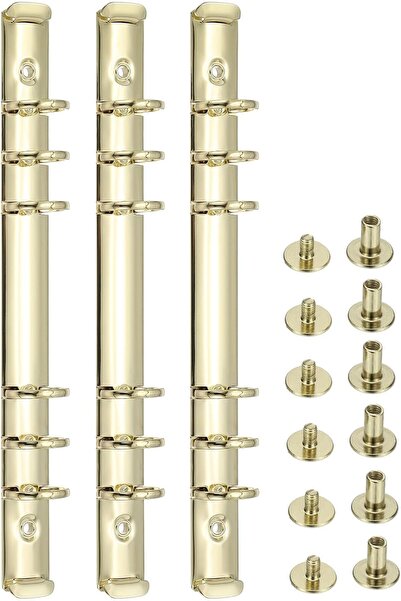 PATIKIL Μηχανισμοί κρίκων αρχειοθέτησης A5 6 οπών, 3 σετ ανταλλακτικών σπινών...