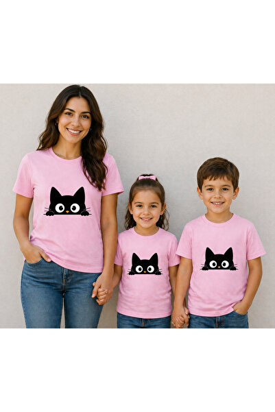 VODEXA Μπλουζάκι Mother-Child Combination Oversize Twin T-Shirt 100% Βαμβακερ...