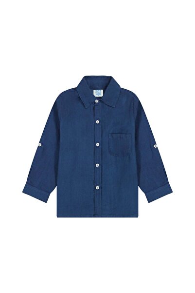PETIT-ATELlER Remi Boy's Button Front Shirt High-Quality Fun Kids Everyday Pl...