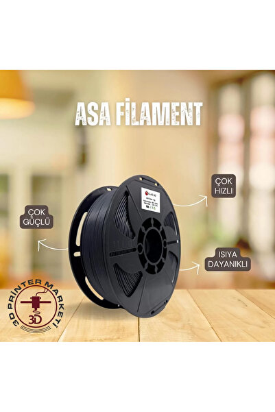 ELAS3D ELAS SİYAH ASA FİLAMENT 1.75MM 1KG
