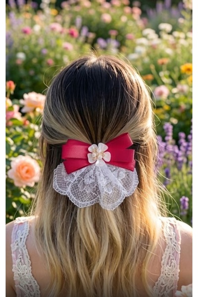 LO ADORO ΛΕΟΠΑΡ Αξεσουάρ Μαλλιών με Λεπτομέρεια Λουλουδιών από Γκουπέρ, Κορδέ...