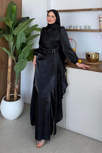 Şulemoda Giyim Βραδινό φόρεμα Caroline Stone σε μαύρο χρώμα