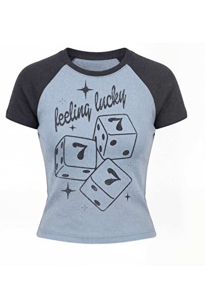 Roarverse Lucky Strike Lucky Seven Baby Tee