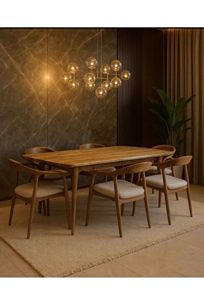 larissa design masa takımı 6 kişilik