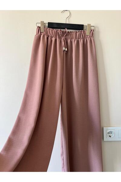 modayaselam Παντελόνι από ύφασμα Ayrobin με ελαστική μέση