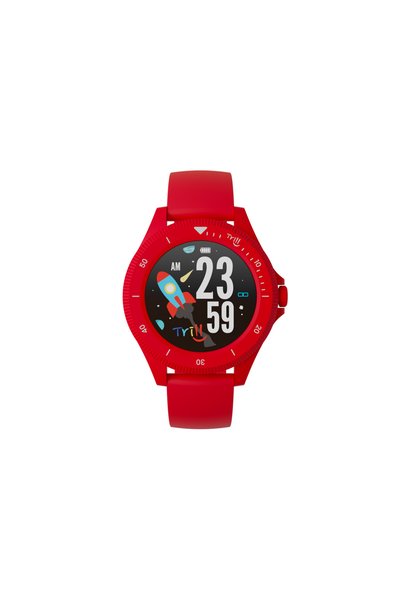 Techmade Smartwatch copii Trill roșu, apeluri și SOS, ecran 0,9”
