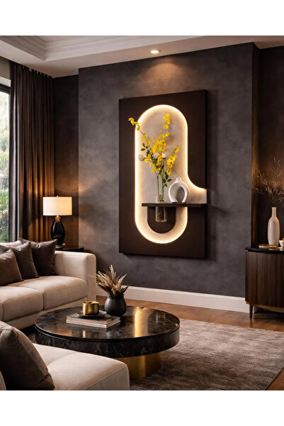 TAKIFİX Pilli LED’li İskandinav Tarzı Dekoratif Duvar Tablosu 40x70 cm