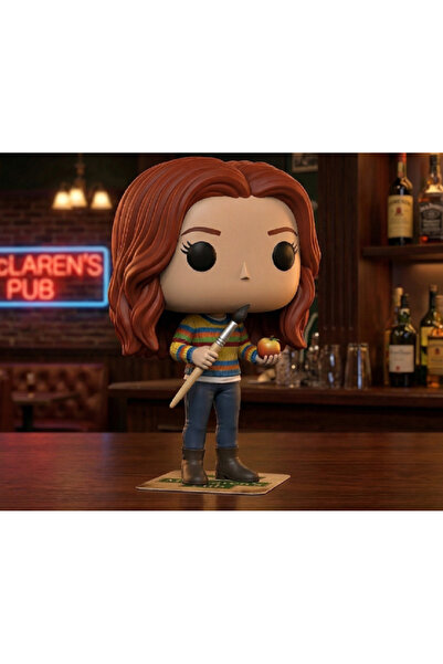 FreshWolf #1339 3D Baskı How I met Your Mother Lily Aldrin Mini Pop Figür
