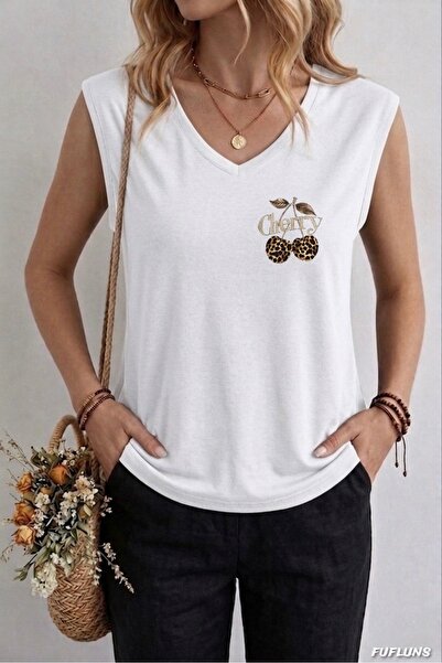 FUFLUNS ΓΥΝΑΙΚΕΙΟ ΑΜΑΝΙΚΟ ΜΠΛΟΥΖΑΚΙ ΜΕ ΣΤΑΜΠΑ ΜΙΝΙ ΛΕΟΠΑΡ ΚΕΡΑΣΙΑ