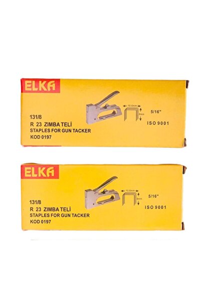 ELKA 13/8 Zımba Teli 5000 Adet Metalik Gri