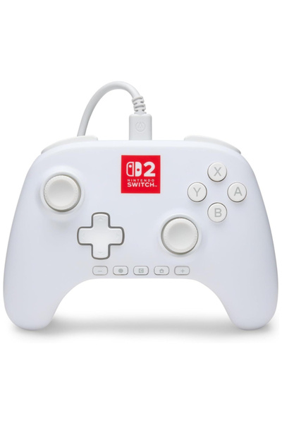 Powera Ενσύρματο Χειριστήριο Advantage με Lumectra Λευκό - Nintendo Switch 2