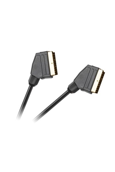 OEM Cablu SCART-SCART 3m, 21 pini, dublu ecranat, negru