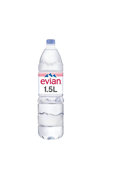 Evian ماء 1.5 لتر × 6 عبوات بلاستيكية