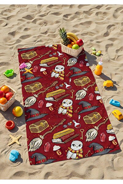 ministok Ψηφιακά τυπωμένη παιδική πετσέτα θαλάσσης Χάρι Πότερ