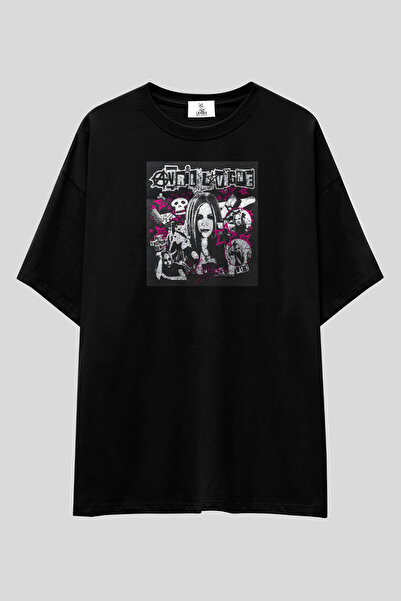 UmbraWear Avril Lavigne majica | Unisex 100% pamuk pop punk rock Y2K štampana...