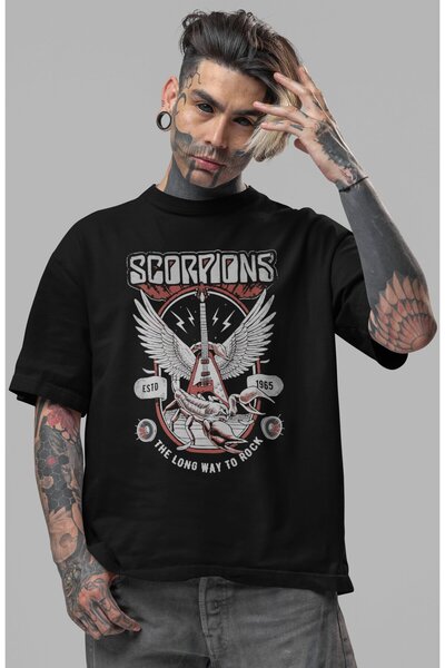 SEVBANO Scorpions rok metal muzički bend unisex majica prethodno otisnuta