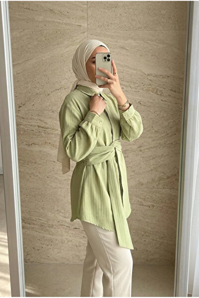 Kirazca Butik Γυναικείο Τουνίκ με Ζώνη – Μοντέρνα Εφαρμογή που Κολακεύει τη Σ...