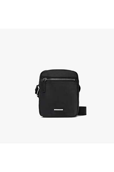 Calvin Klein Sleek Nylon Reporter Erkek Siyah El Çantası