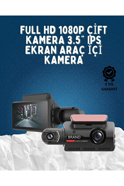 Epilons Cameră de bord Dual Vision – Cameră de securitate auto 1080P cu veder...