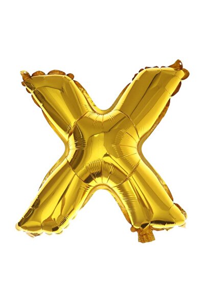 OEM Balon Auriu Litere X