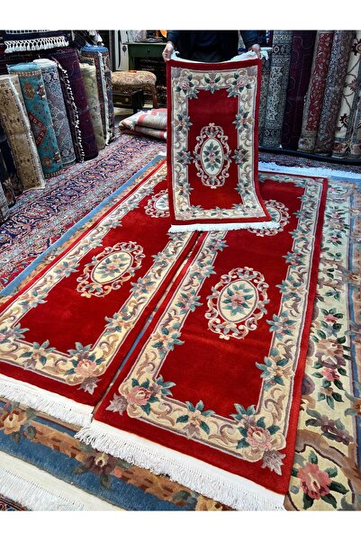 RD RAMAZAN DAĞ EL HALI SANATI El Dokuma Kabartmalı Çin Halısı Birinci Sınıf K...