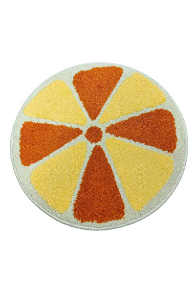 AKDC Door Mat Round Shape Feather Door Mat Cotton Reversible Mat Door Mat for...