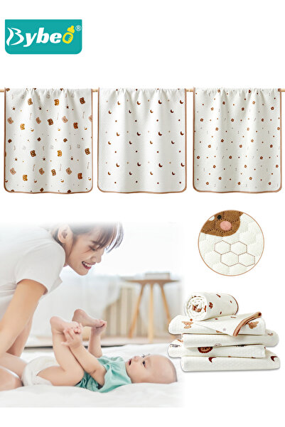 BYBEO 3 Pack Baby Washable Changing Mats, Waterproof Changing Pads, Ultra Sof...