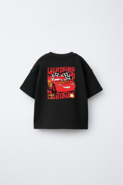 fasardi Αυτοκίνητα Cars Lightning McQueen Μπροστινό και Πίσω Τυπωμένο Oversiz...