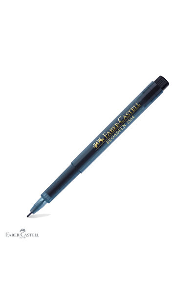 Faber Castell Faber-Castell Broadpen Liner 1554, vârf metalic de 0,8 mm, cern...