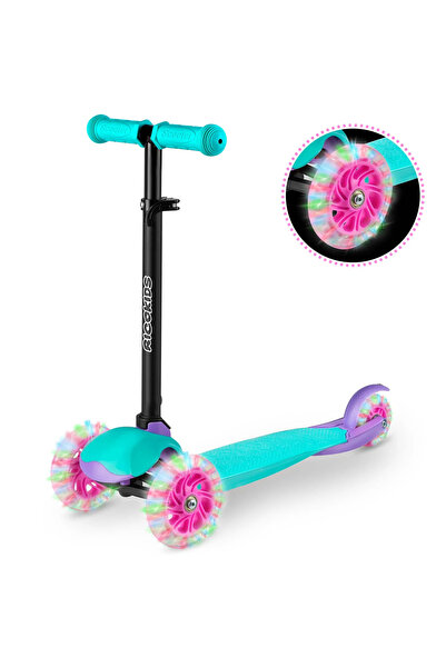 Ricokids Παιδικό πατίνι σκούτερ αναδιπλούμενο Τιρκουάζ