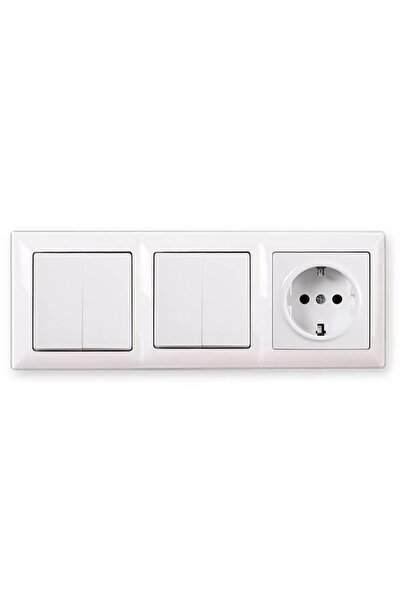 Huzur Elektrik Günsan Visage White 3-Piece Set Commutator, Commutator and Gro...