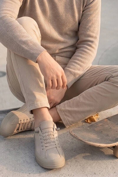 IN-STEP CityComfort – Kahve Kapitone Dokulu Modern Unısex Sneaker
