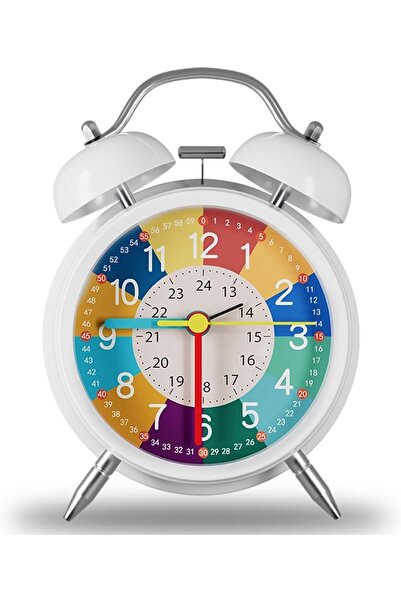 valkyrie Eğitici Çocuk Alarm Saati | Renkli Öğretici Saat 12/24 Sistem Sessiz...