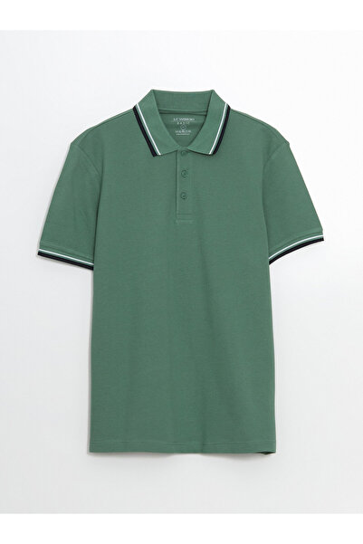 LC Waikiki Tricou polo bărbătesc din pique, cu guler tivit