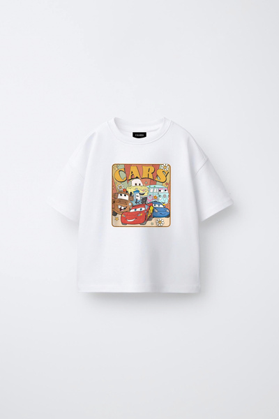fasardi Αυτοκίνητα Cars Lightning McQueen Mater Printed Oversize 100% βαμβακε...