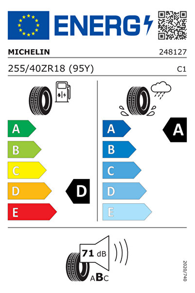 Michelin 255/40 R18 95Y Pilot Super Sport * Yaz Binek 2025