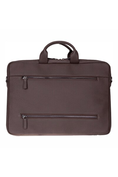 PLM Truro Genuine Leather Laptop Bag 13", Travel Compatible Briefcase