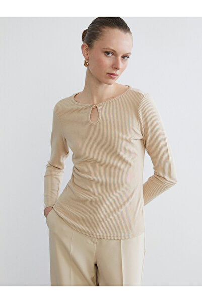 LC Waikiki Crew Neck Textured Women's Body