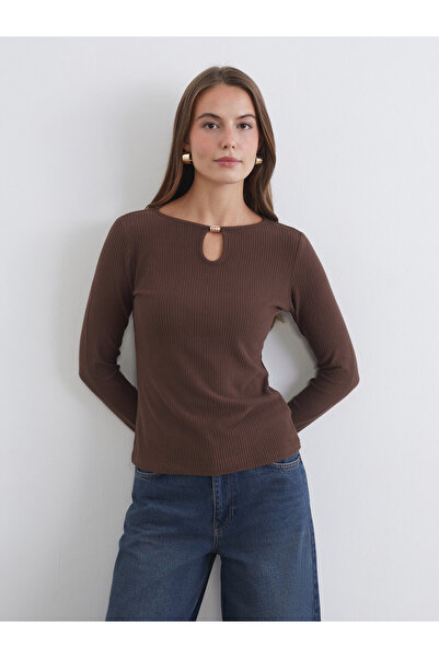 LC Waikiki Crew Neck Textured Women's Body