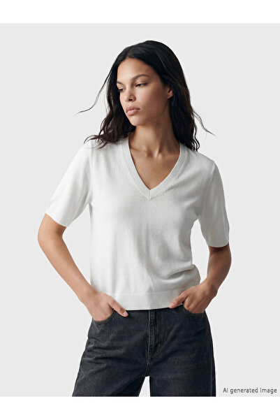 LC Waikiki V Neck Women's Knitwear Sweater