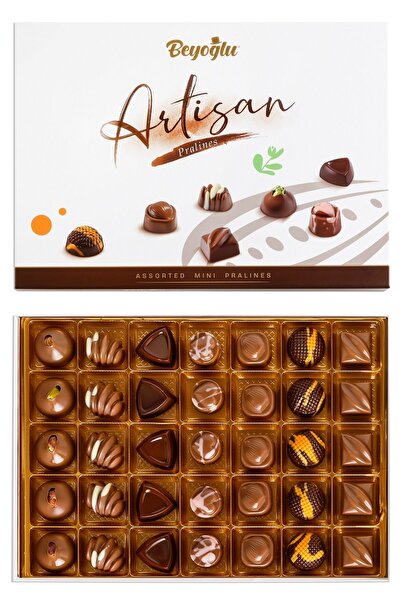 Beyoğlu Çikolata Beyoğlu Artizan Assorted Mini Pralin 350 Gr. Hediyelik Kutu ...