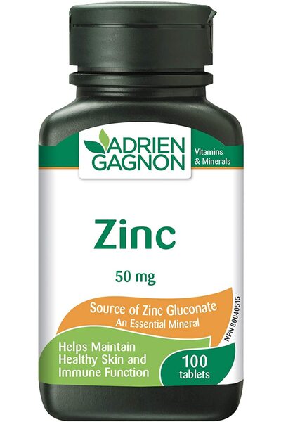 ADRIEN GAGNON Zinc 50 Mg 100 Tabs