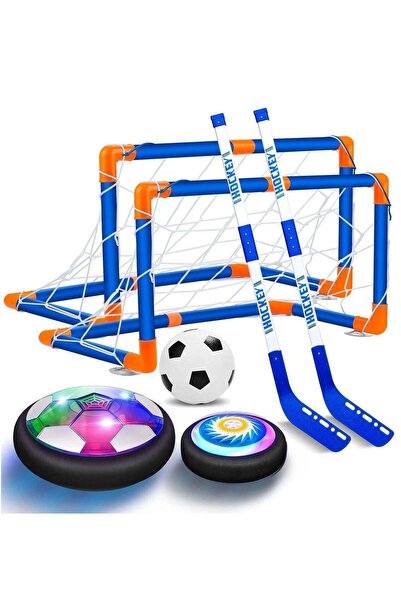 Arabest Hover Soccer Hockey Ball Set,2 Goals,LED Light,USB Rechargeable,Float...