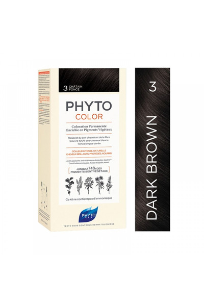 Phyto Color Hair Color Dark Brown 3