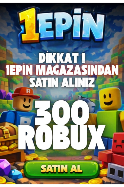 1epin Roblox 300 Robux - USD Para Birimi