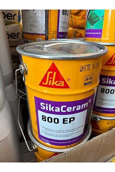Sika SikaCeram 800EP Epoksi Esaslı Beyaz Derz Dolgusu ve Seramik Yapıştırıcısı