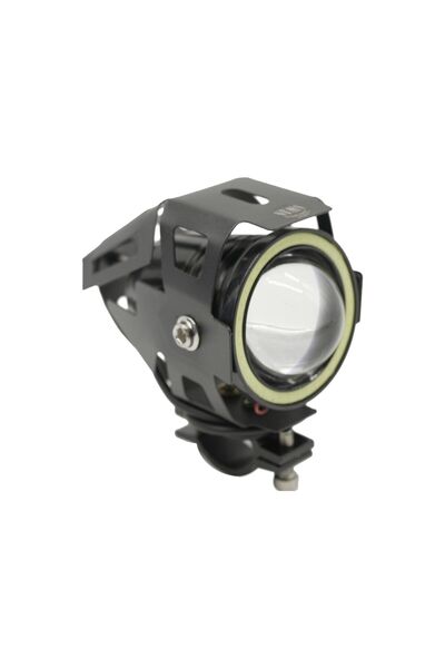 GMS Motosiklet Sis Farı Angel Beyaz Çakarlı