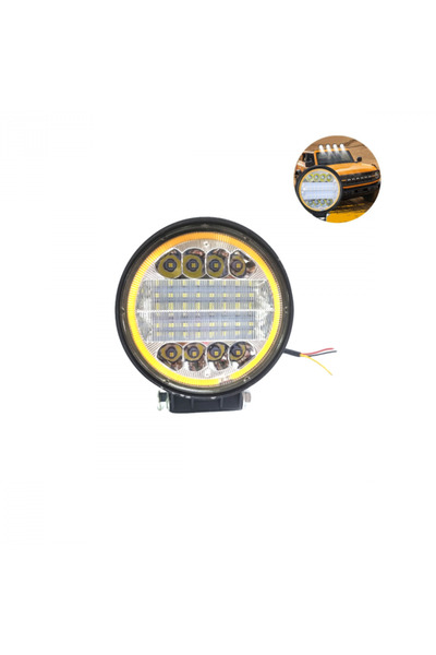 PARADOX SINCE 1992 Προβολέας LED 72W Ψυχρό Λευκό, Κίτρινο 12V-24V