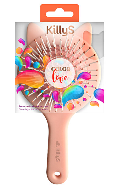 Killys Hairbrush For Kids, With Cat Ears, Soft Touch